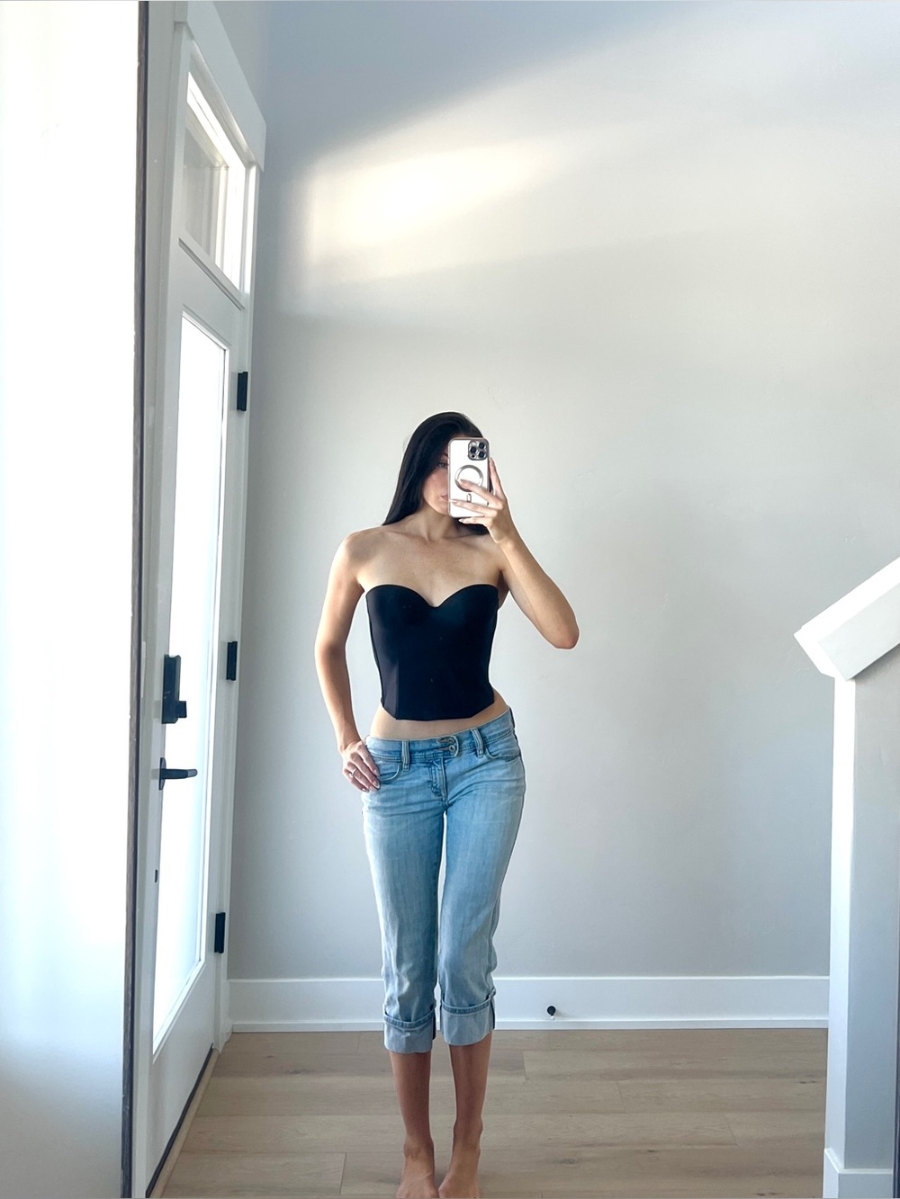 Strapless shapewear top